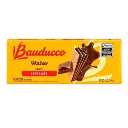 GALLETA WAFLE CHOCOLATE BAUDUCCO 140 GR.