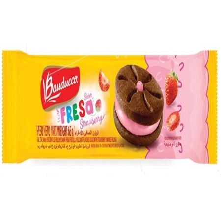 GALLETA RELLENA CHOLATE/FRESA BAUDUCCO 65 GR.