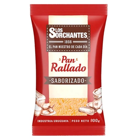 PAN RALLADO SABORIZADO SORCHANTES 800 GR