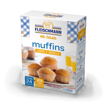 MAGDALENAS MUFFINS VAINILLA FLEISCHMANN