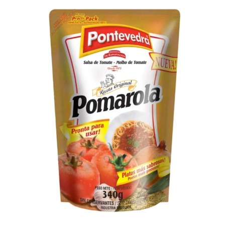 SALSA POMAROLA PONTEVEDRA 340 GR.