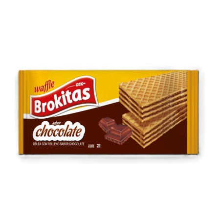 GALLETA WAFLE CHOCOLATE BROKITAS 80 GR.