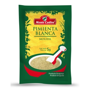 PIMIENTA BLANCA MOLIDA MONTE CUDINE 5 GR