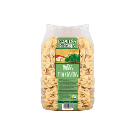 FIDEOS PEQUEÑA GRANJA MOÑAS TIPO CASERO 500 GR.