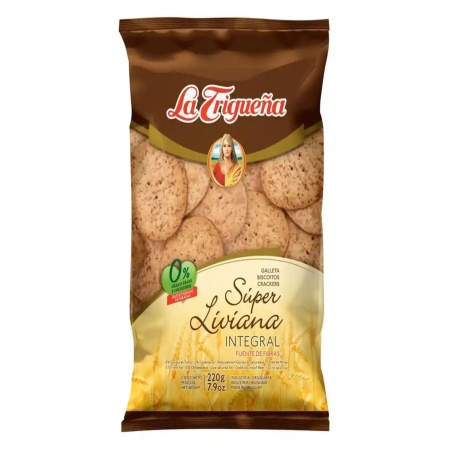 GALLETA SUPER LIVIANA INTEGRAL LA TRIGUEñA 220 GR.