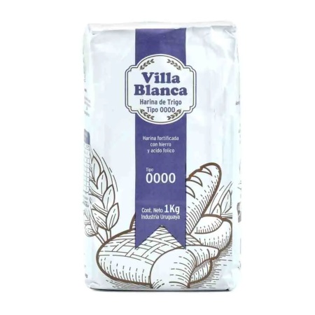 HARINA DE TRIGO 0000 VILLA BLANCA 1 KG.