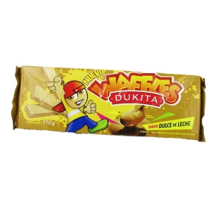GALLETA WAFLE DUKITA DULCE LECHE 81 GR.