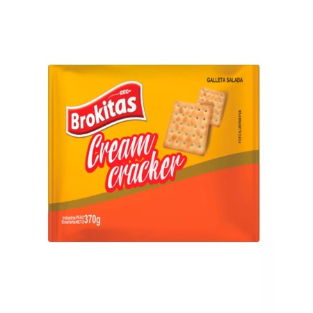 GALLETA CREAM CRACKER BROKITAS 370 GR.