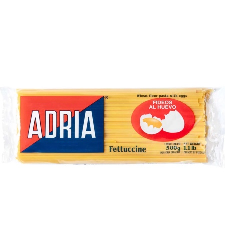 FIDEOS AL HUEVO ADRIA FETTUCCINE 500 GR.