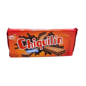 GALLETA OBLEA CHIQUILIN CHOCOLATE 80 GR.