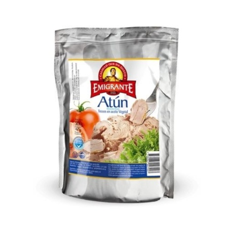 ATUN EN TROZOS EN ACEITE EMIGRANTE 500 GR.
