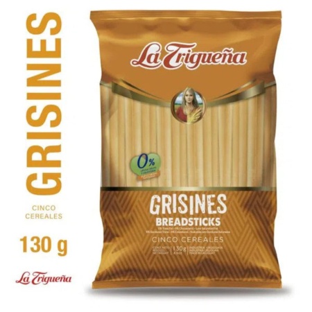 GRISSINES 5 CEREALES LA TRIGUEÑA 150 GR.