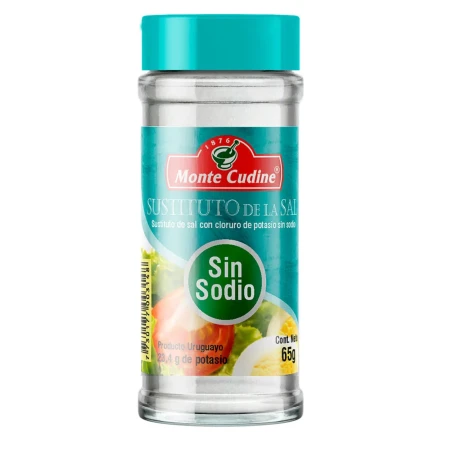 SUSTITUTO DE SAL SIN SODIO MONTE CUDINE 65 GR