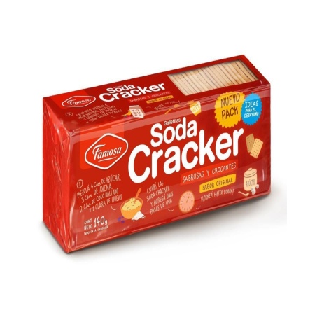 GALLETA SODA CRACKER FAMOSA 140 GR.