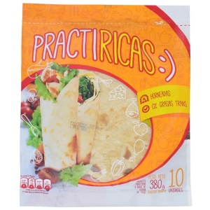 TORTILLAS PRACTIRICAS CLASICA 380 GR X 10