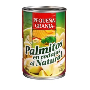 PALMITOS EN RODAJAS PEQUEÑA GRANJA 400 GR