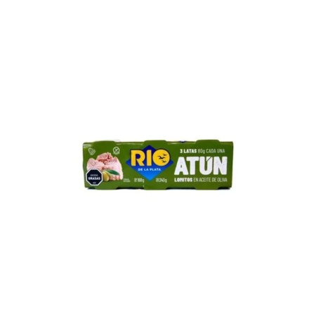 ATUN AL ACEITE DE OLIVA RIO DE LA PLATA TRIPACK 240 GR
