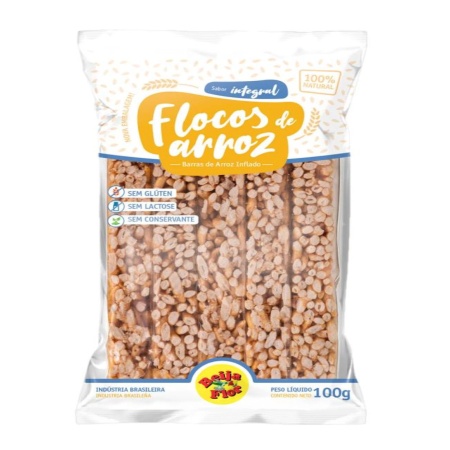 FLOCO DE ARROZ INTEGRAL BEIJA FLOR 100 GR.