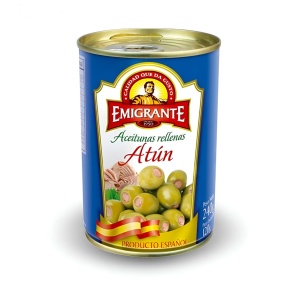 ACEITUNAS RELLENAS CON ATÚN EMIGRANTE 240 GR