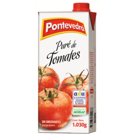 PURE DE TOMATE PONTEVEDRA 1030 GR.