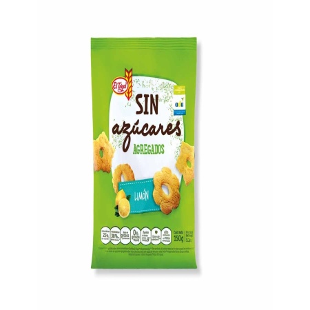 GALLETA DULCE DE LIMON EL TRIGAL 150 GR. S/AZUCAR