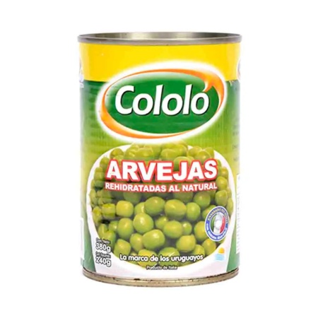 ARVEJAS COLOLO 380 GR.