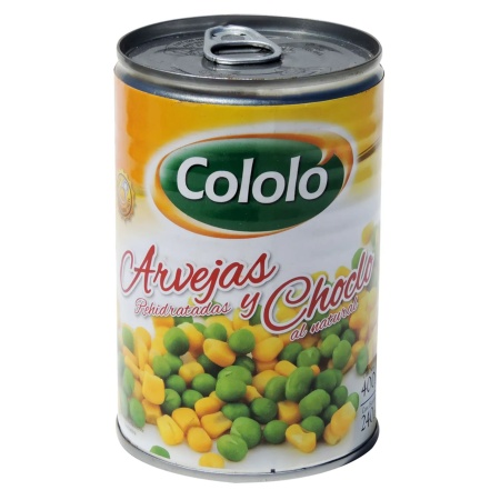 ARVEJAS Y CHOCLO COLOLO 380 GR