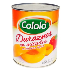 DURAZNO EN ALMIBAR COLOLO 830 GR