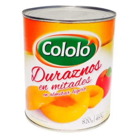 DURAZNO EN ALMIBAR COLOLO 830 GR