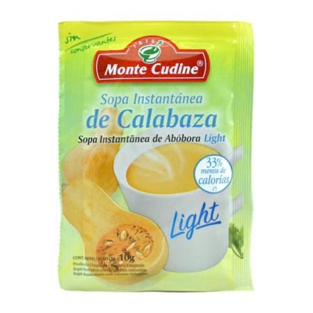 SOPA INSTANTÁNEA MONTE CUDINE CALABAZA LIGHT 10 GR