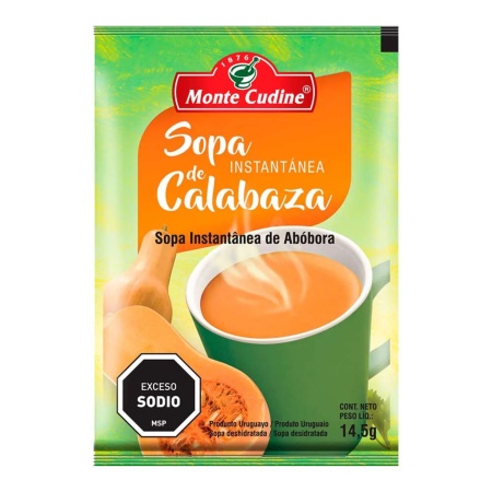 SOPA INSTANTÁNEA MONTE CUDINE CALABAZA 14.5 GR