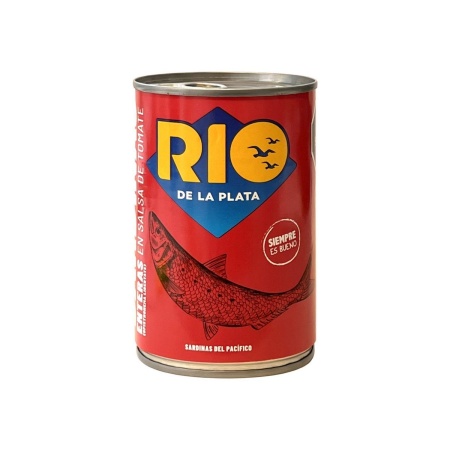 SARDINAS ENTERAS TOMATE RIO DE LA PLATA 425 GR