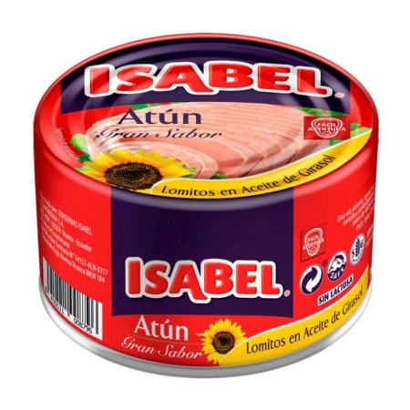 ATUN EN LOMITOS EN ACEITE ISABEL 170 GR.