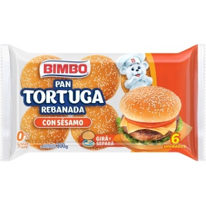 PAN TORTUGA CON SESAMO BIMBO 280 GR