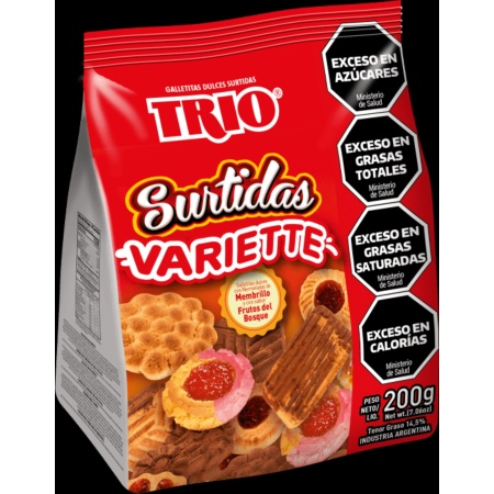 GALLETA SURTIDAS TRIO 350 GR.