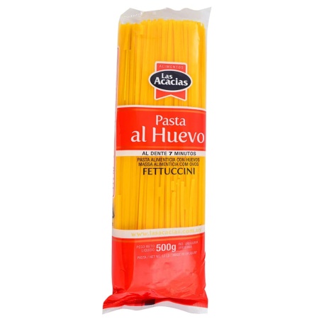 FIDEOS AL HUEVO LAS ACACIAS FETUCCINI 500 GR