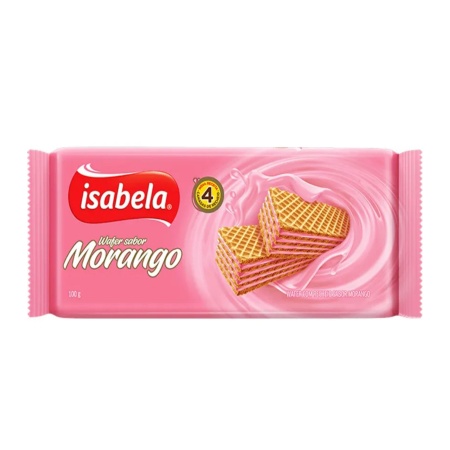 GALLETA WAFLE FRUTILLA ISABELLA 100 GR.