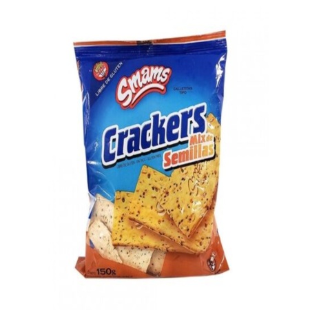 GALLETA CRACKER CON SEMILLAS SMAMS 105 GR.