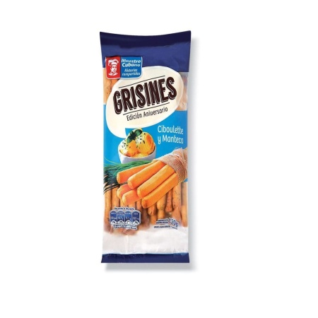 GRISSINES GOURMET CIBULETTE/MANTECA BIMBO 120 GR