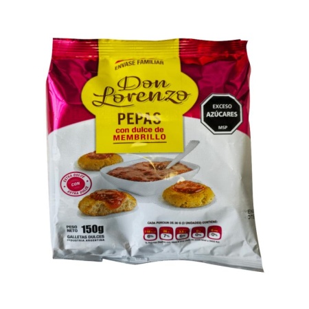 GALLETA PEPAS DON LORENZO 150 GR.