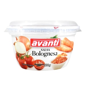 SALSA BOLOGNESA AVANTI 220 GR