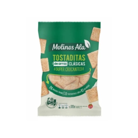 TOSTADAS DE ARROZ MOLINOS ALA 100 GR.