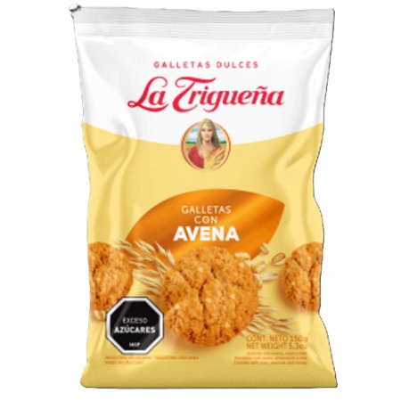 GALLETA CON AVENA LA TRIGUEÑA 150 GR.
