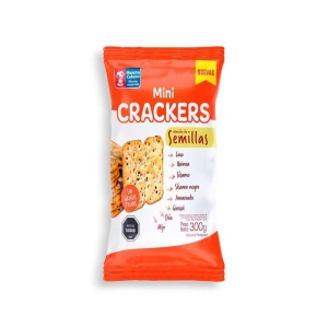 GALLETA MINI CRACKERS CON SEMILLAS MAESTRO CUBANO 300 GR.