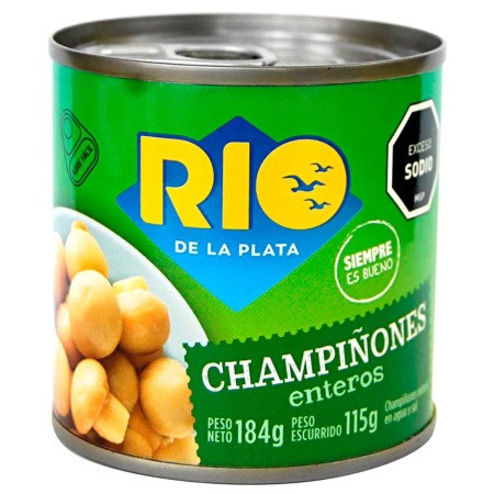 CHAMPIGNON ENTERO RIO DE LA PLATA 184 GR