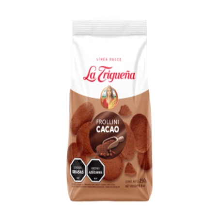 GALLETA CACAO FROLLINI 250 GR.