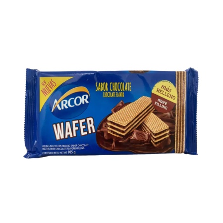 GALLETA WAFLE CHOCOLATE ARCOR 105 GR.