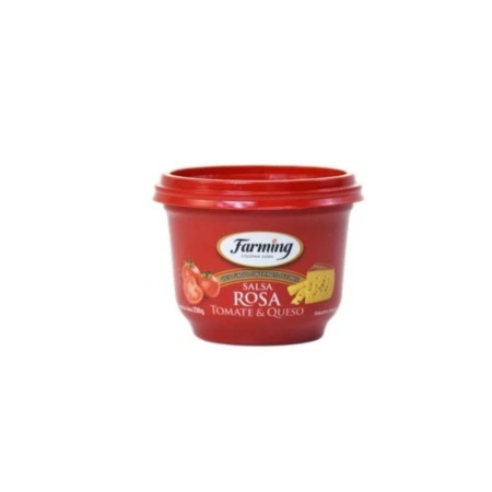 SALSA QUESO ROSA FARMING 246 GR