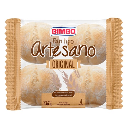 PAN HAMBURGUESA BIMBO X 4 240 GR
