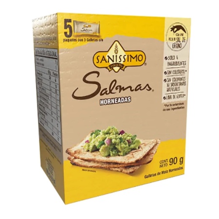 SALMAS HORNEADAS X 5 90 GR